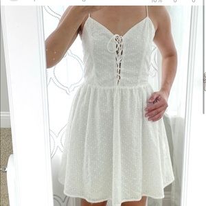Anthropologie Freebird eyelet dress, size M (6/8)